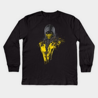 Mortal Fire Kids Long Sleeve T-Shirt